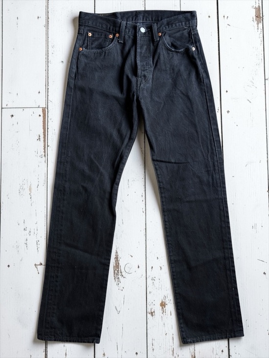 Levi's Other - Levi’s 501 Black Jeans Mens W30 L32 Button Fly Faded Straight Leg